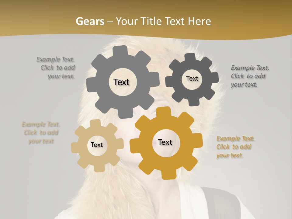 Glamour Pretty Cold PowerPoint Template