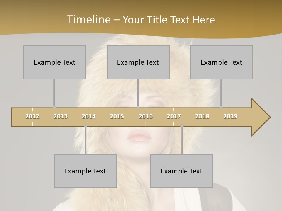 Glamour Pretty Cold PowerPoint Template