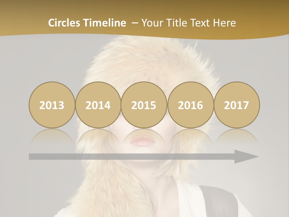 Glamour Pretty Cold PowerPoint Template