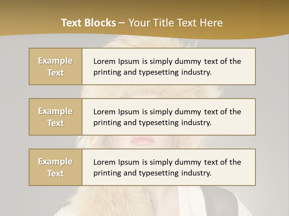 Glamour Pretty Cold PowerPoint Template