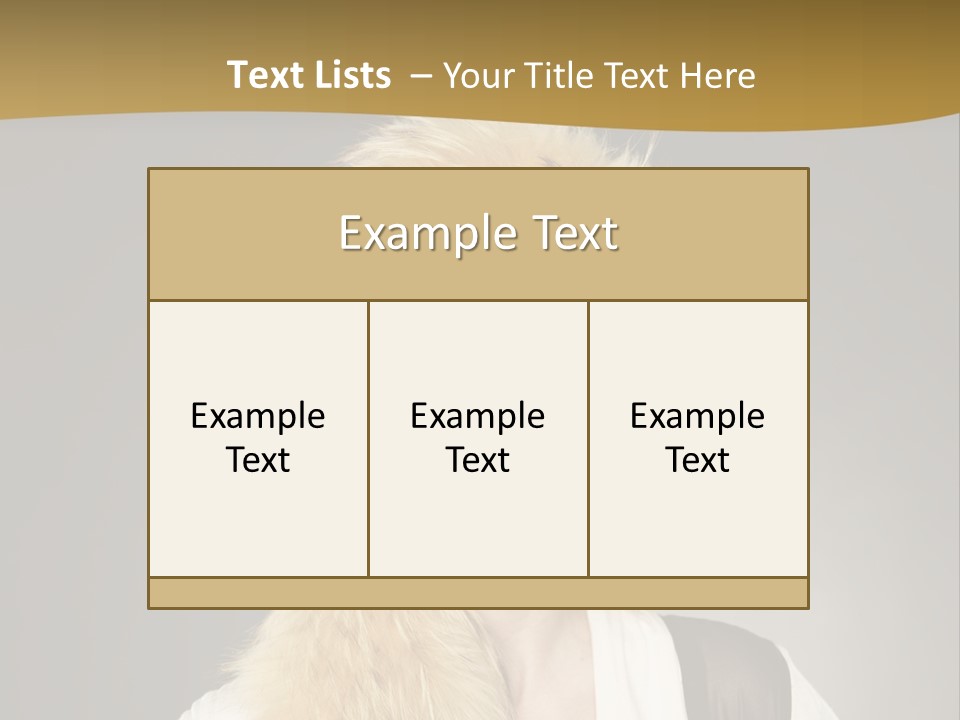 Glamour Pretty Cold PowerPoint Template