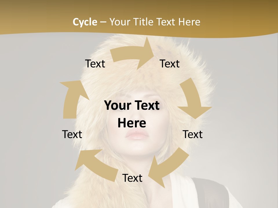 Glamour Pretty Cold PowerPoint Template