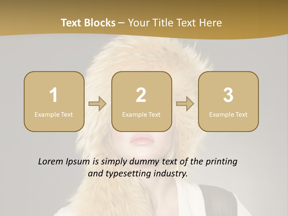 Glamour Pretty Cold PowerPoint Template