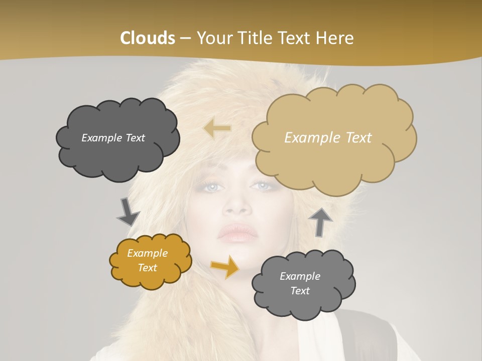 Glamour Pretty Cold PowerPoint Template