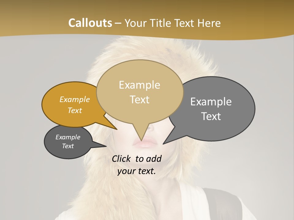 Glamour Pretty Cold PowerPoint Template