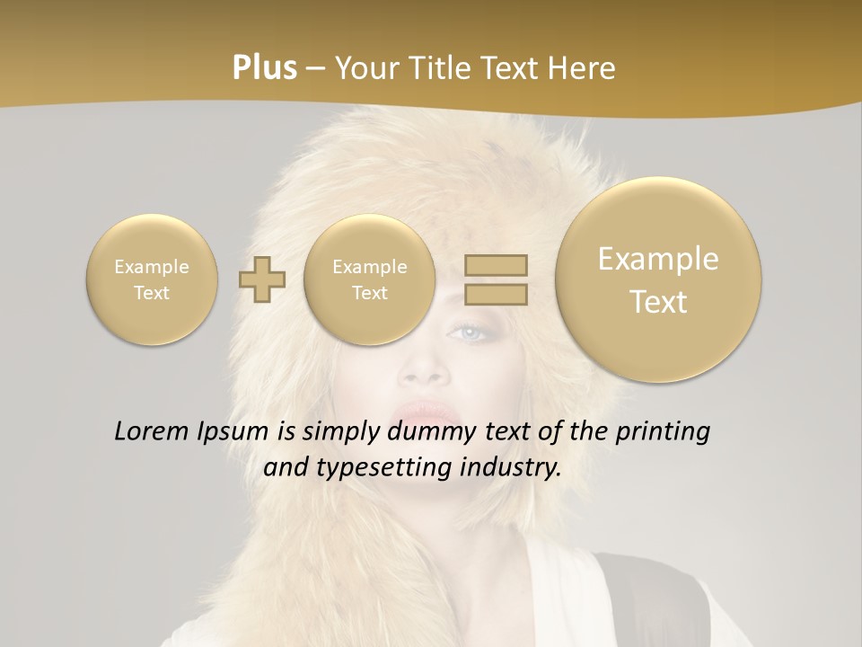Glamour Pretty Cold PowerPoint Template