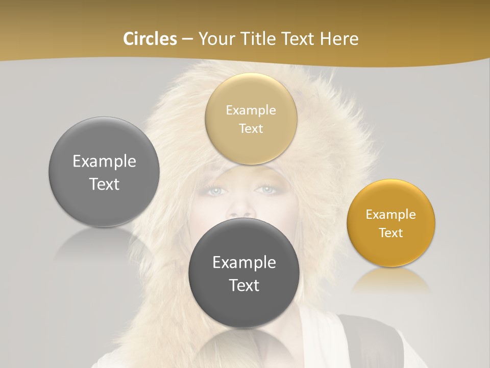 Glamour Pretty Cold PowerPoint Template