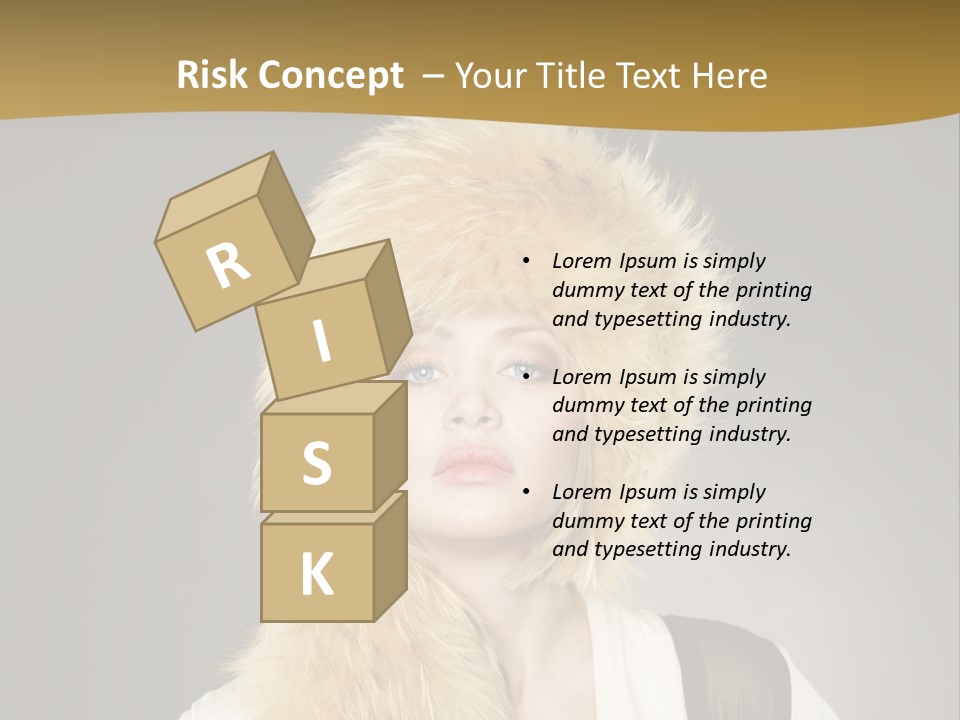 Glamour Pretty Cold PowerPoint Template