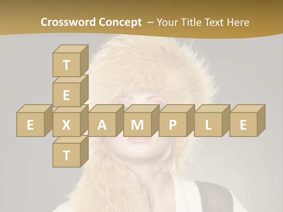 Glamour Pretty Cold PowerPoint Template