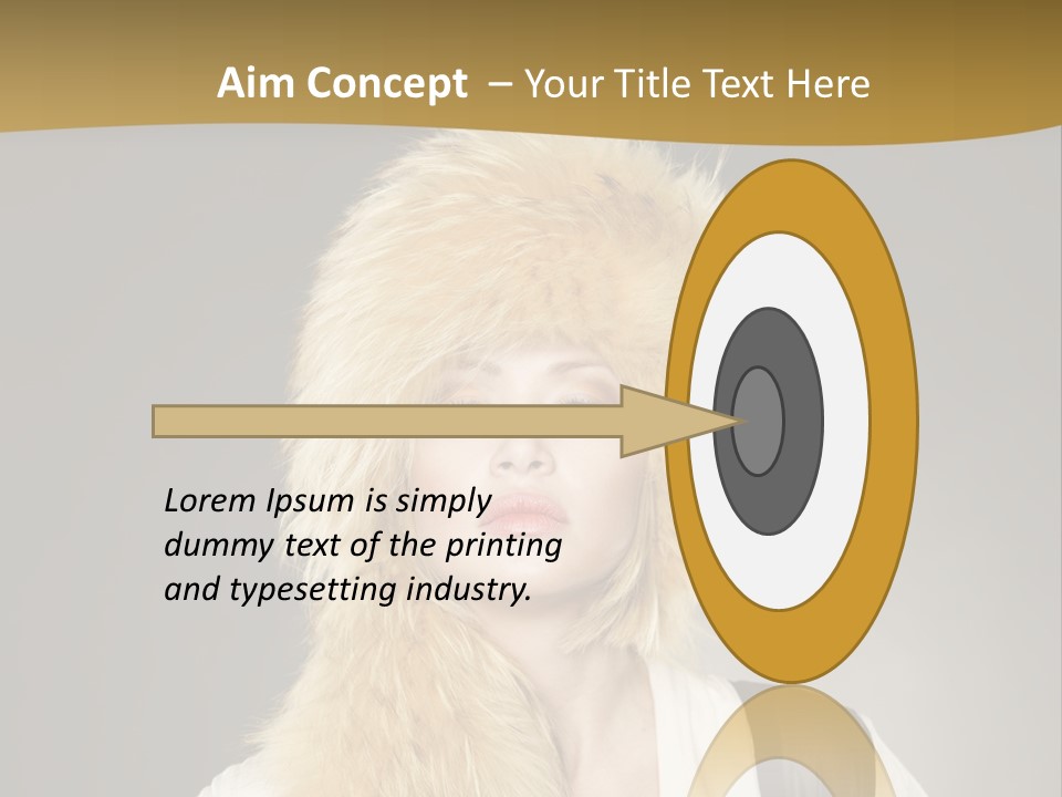 Glamour Pretty Cold PowerPoint Template