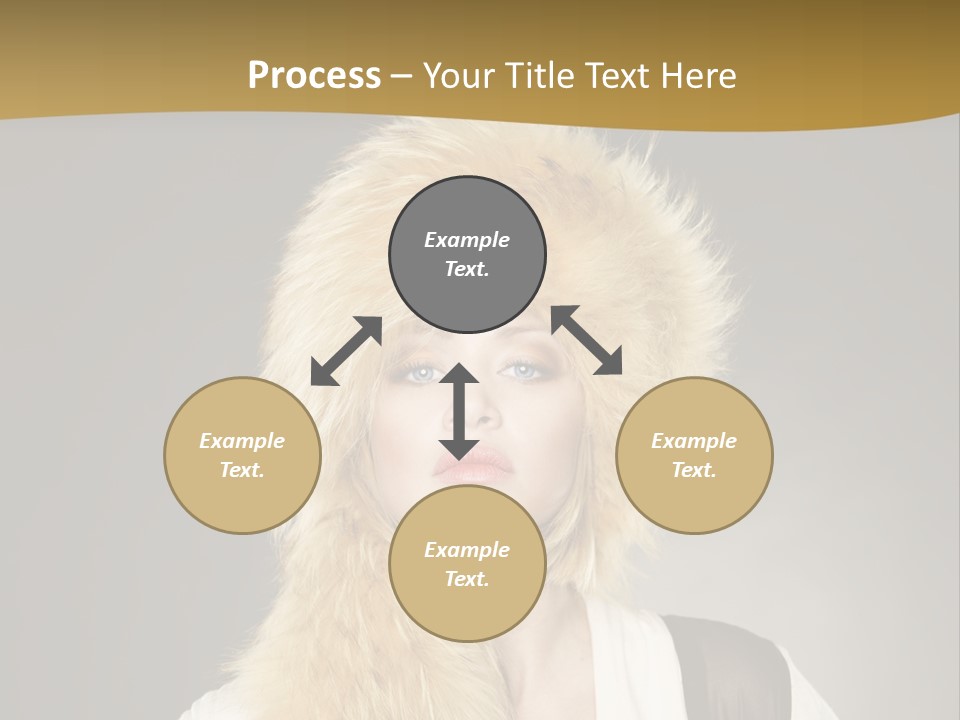 Glamour Pretty Cold PowerPoint Template