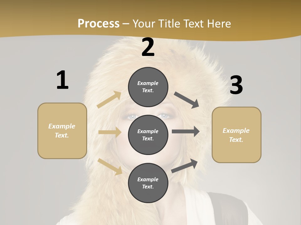 Glamour Pretty Cold PowerPoint Template