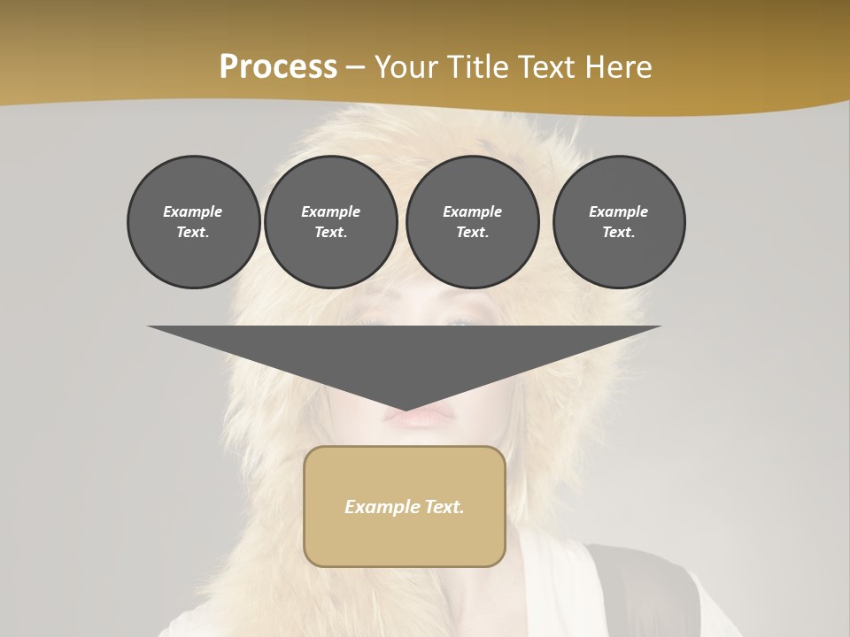 Glamour Pretty Cold PowerPoint Template