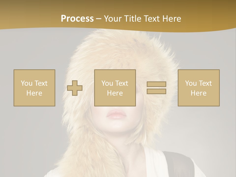 Glamour Pretty Cold PowerPoint Template