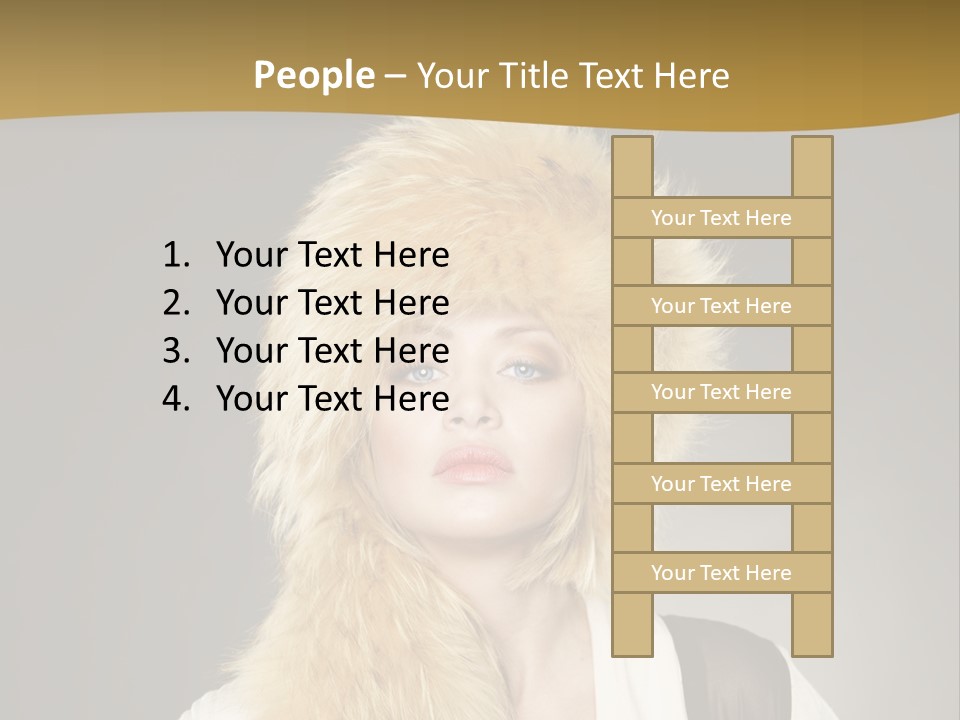 Glamour Pretty Cold PowerPoint Template