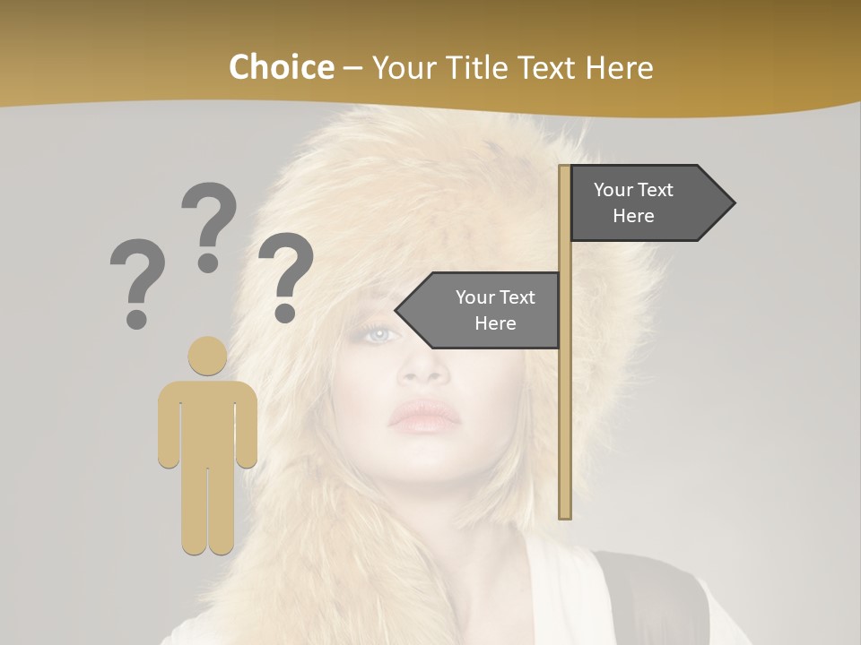 Glamour Pretty Cold PowerPoint Template