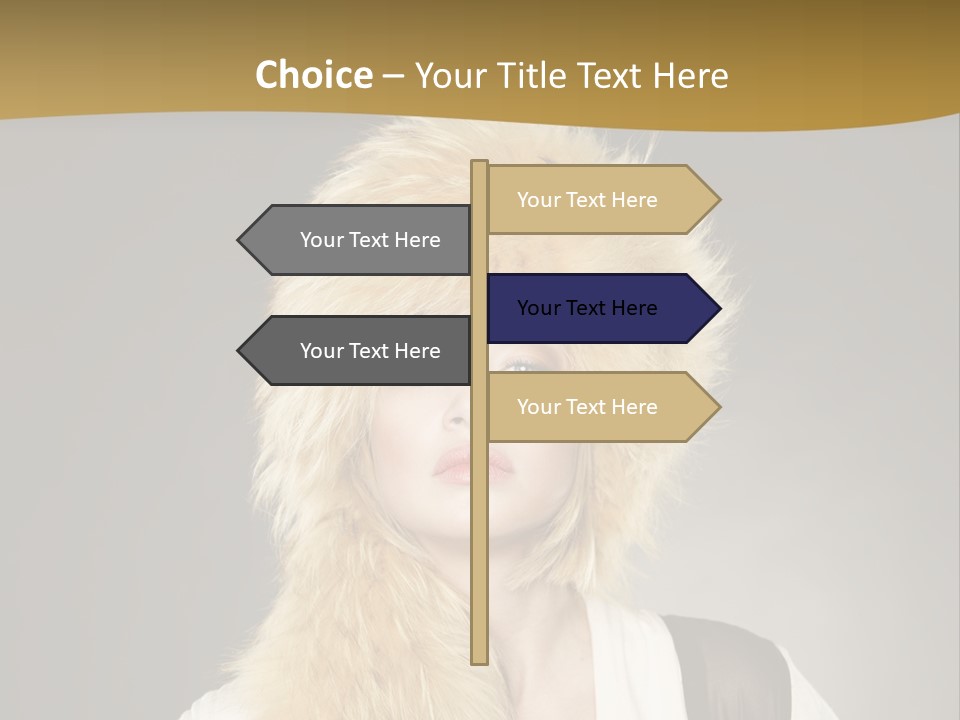 Glamour Pretty Cold PowerPoint Template