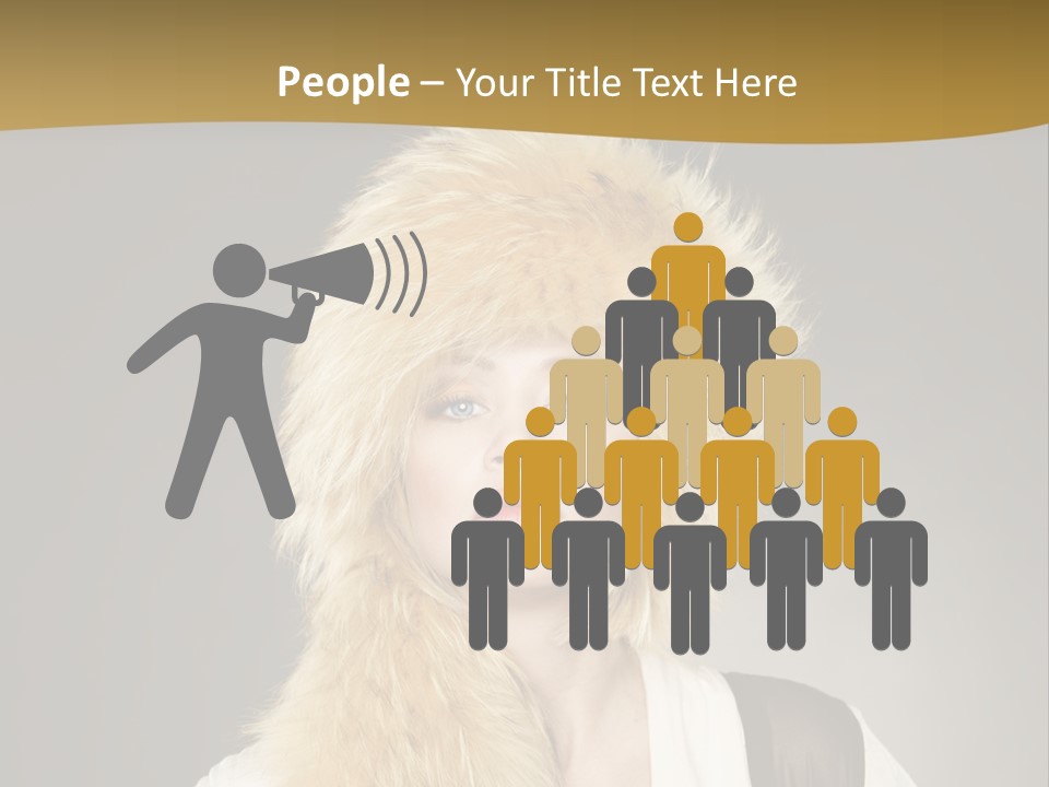 Glamour Pretty Cold PowerPoint Template