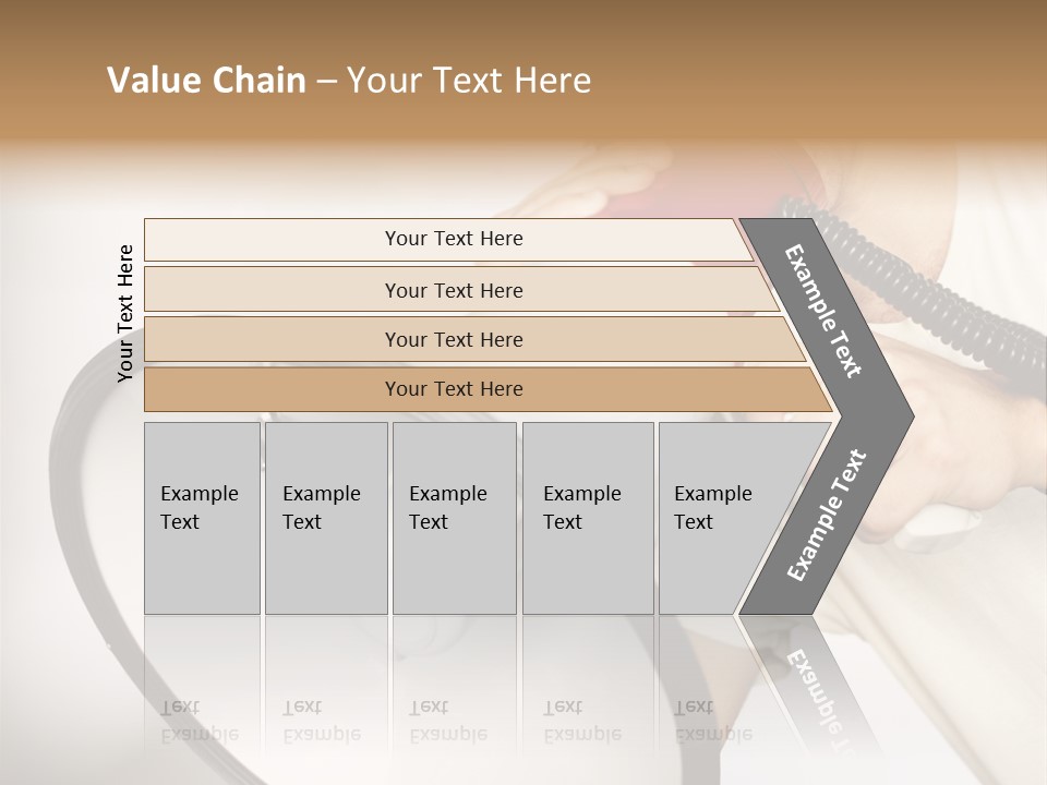 Loudspeaker Corporate Businessman PowerPoint Template