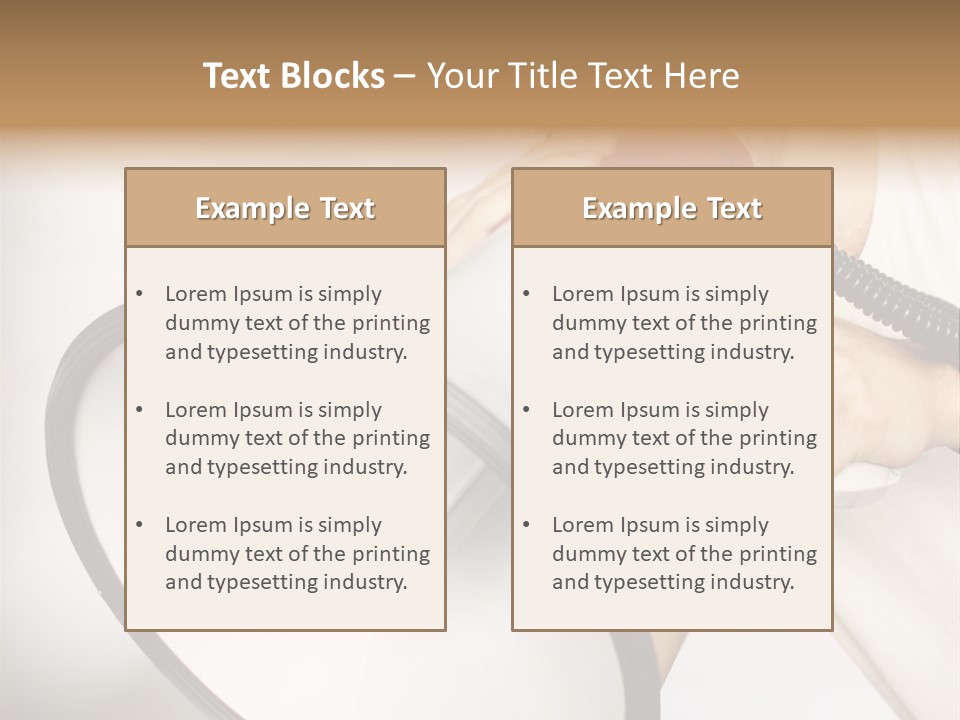 Loudspeaker Corporate Businessman PowerPoint Template