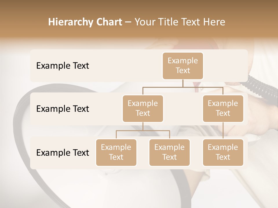 Loudspeaker Corporate Businessman PowerPoint Template