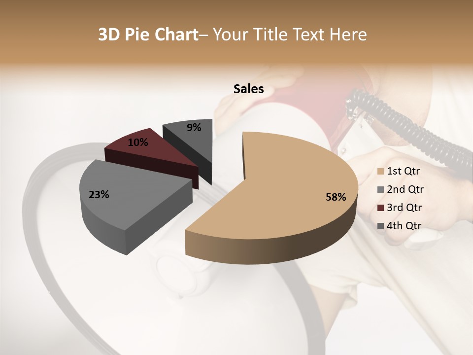 Loudspeaker Corporate Businessman PowerPoint Template