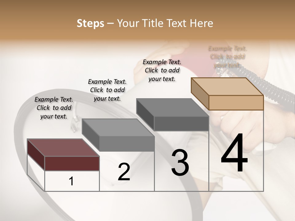 Loudspeaker Corporate Businessman PowerPoint Template