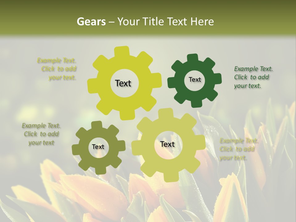 Table Bu Ine Company PowerPoint Template