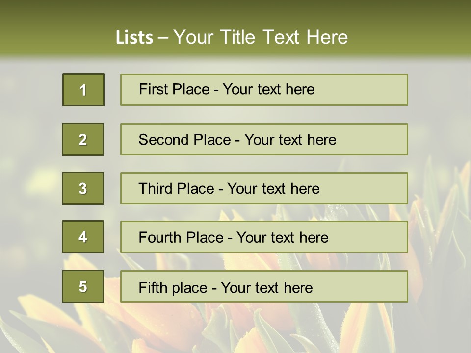 Table Bu Ine Company PowerPoint Template