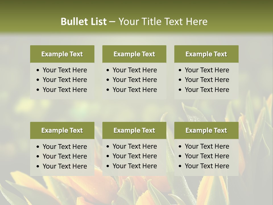 Table Bu Ine Company PowerPoint Template