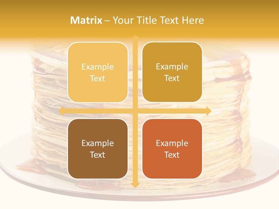 Thin A Stack Of Oil Sweetness PowerPoint Template