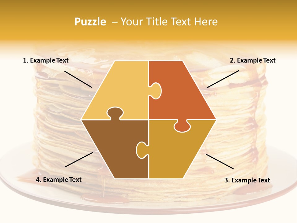 Thin A Stack Of Oil Sweetness PowerPoint Template