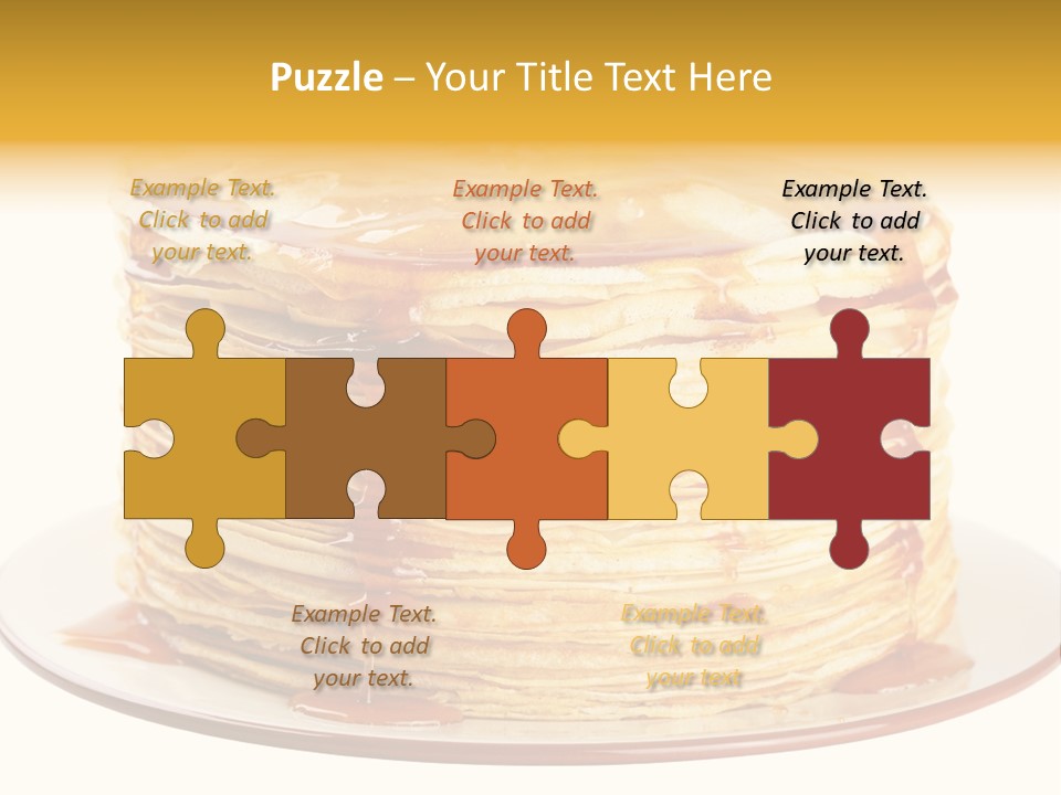 Thin A Stack Of Oil Sweetness PowerPoint Template