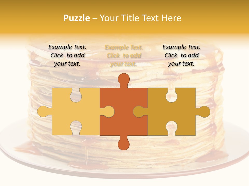 Thin A Stack Of Oil Sweetness PowerPoint Template