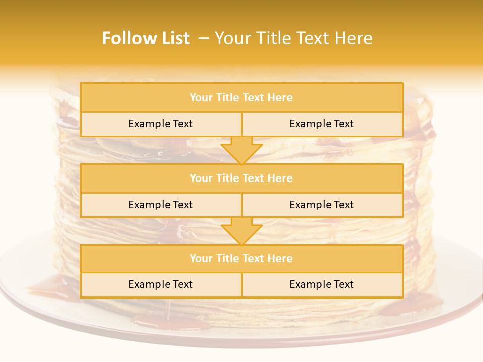 Thin A Stack Of Oil Sweetness PowerPoint Template