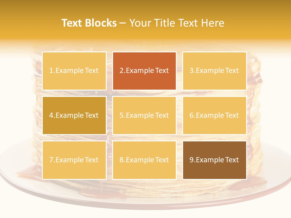 Thin A Stack Of Oil Sweetness PowerPoint Template