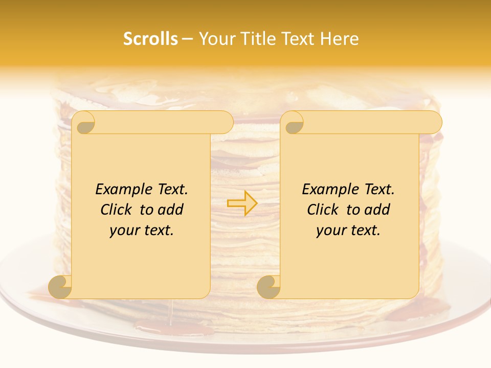 Thin A Stack Of Oil Sweetness PowerPoint Template