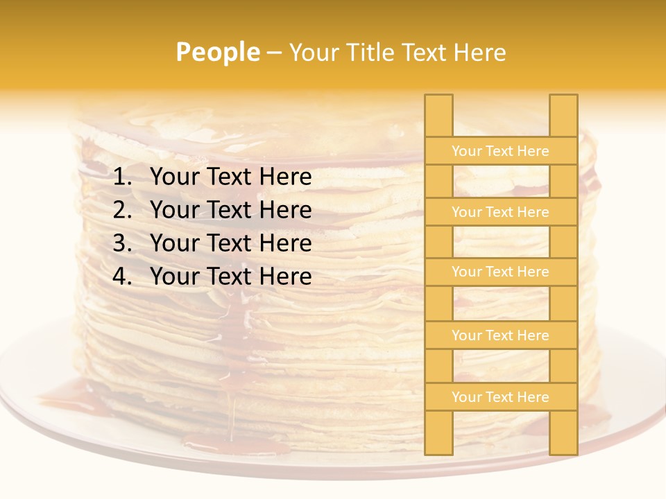 Thin A Stack Of Oil Sweetness PowerPoint Template