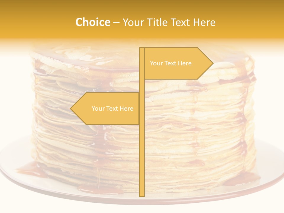 Thin A Stack Of Oil Sweetness PowerPoint Template