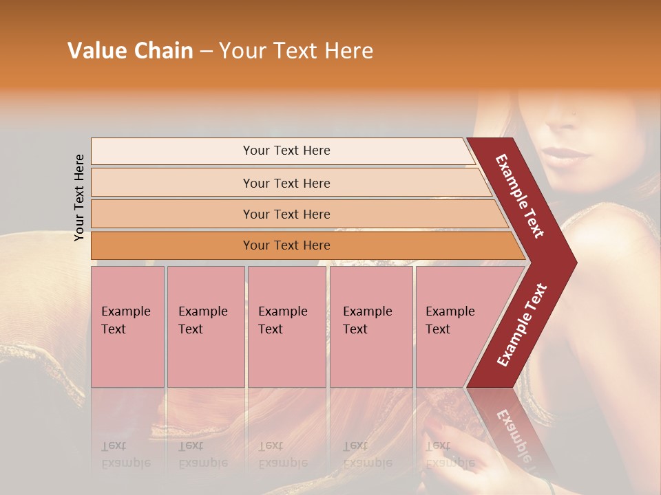 Lie Brunette Blue PowerPoint Template