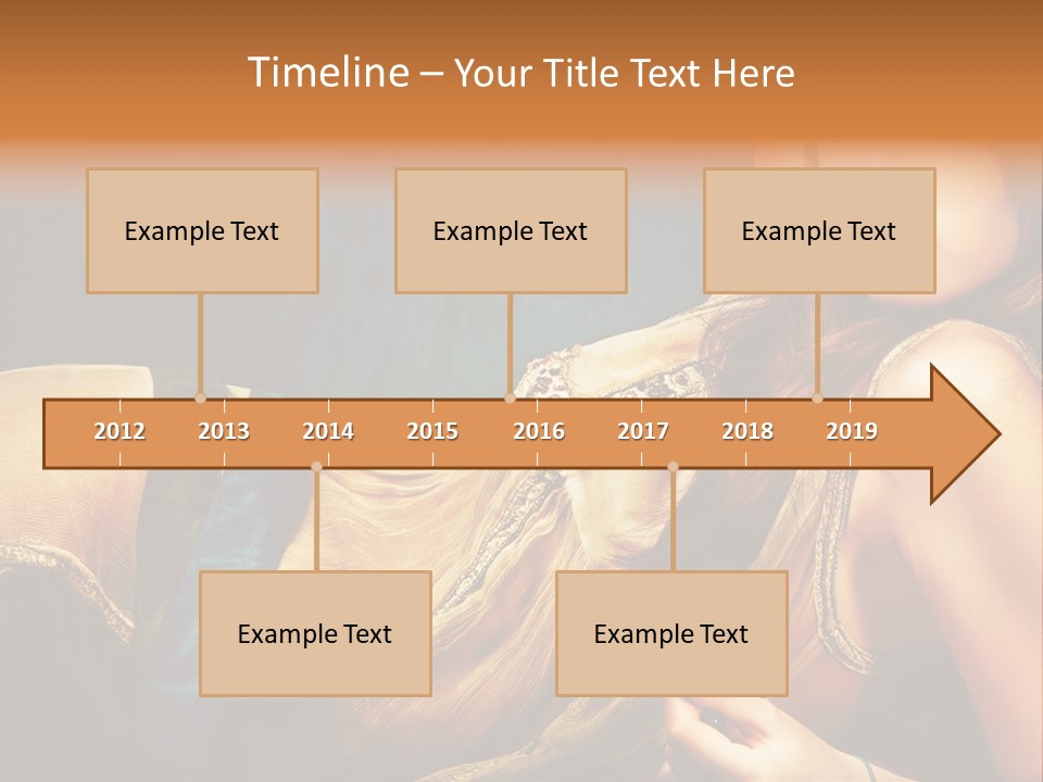 Lie Brunette Blue PowerPoint Template