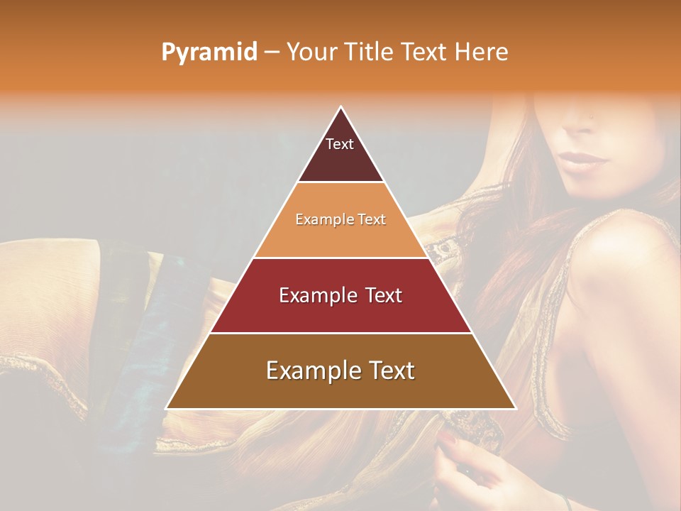 Lie Brunette Blue PowerPoint Template