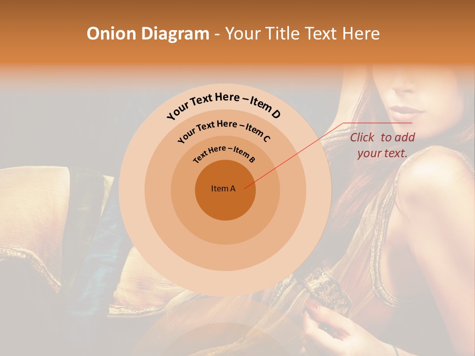 Lie Brunette Blue PowerPoint Template