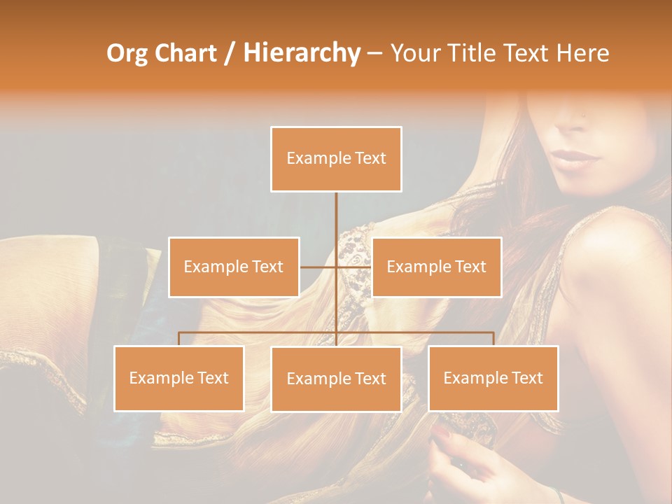 Lie Brunette Blue PowerPoint Template