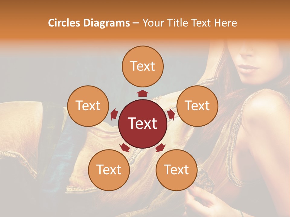 Lie Brunette Blue PowerPoint Template