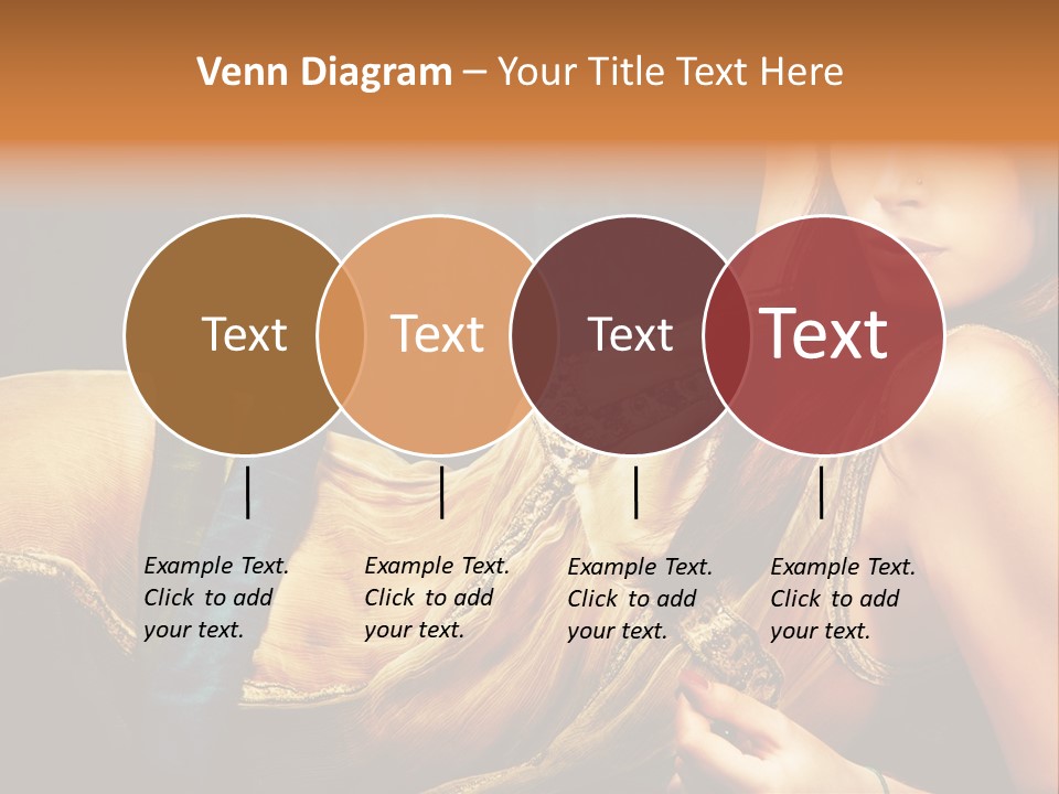 Lie Brunette Blue PowerPoint Template