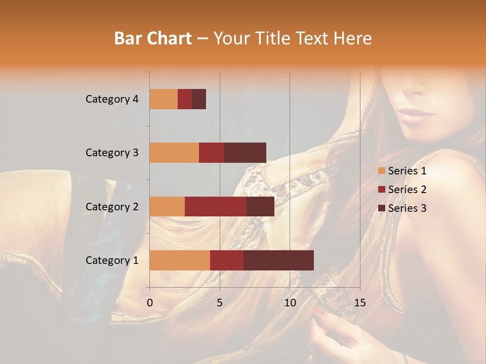 Lie Brunette Blue PowerPoint Template