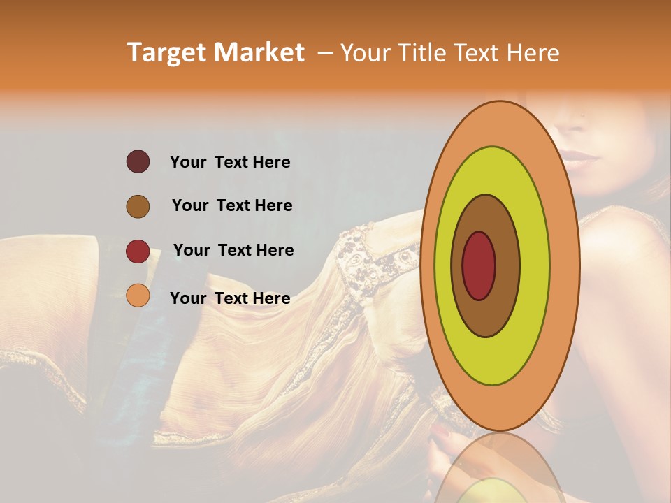 Lie Brunette Blue PowerPoint Template