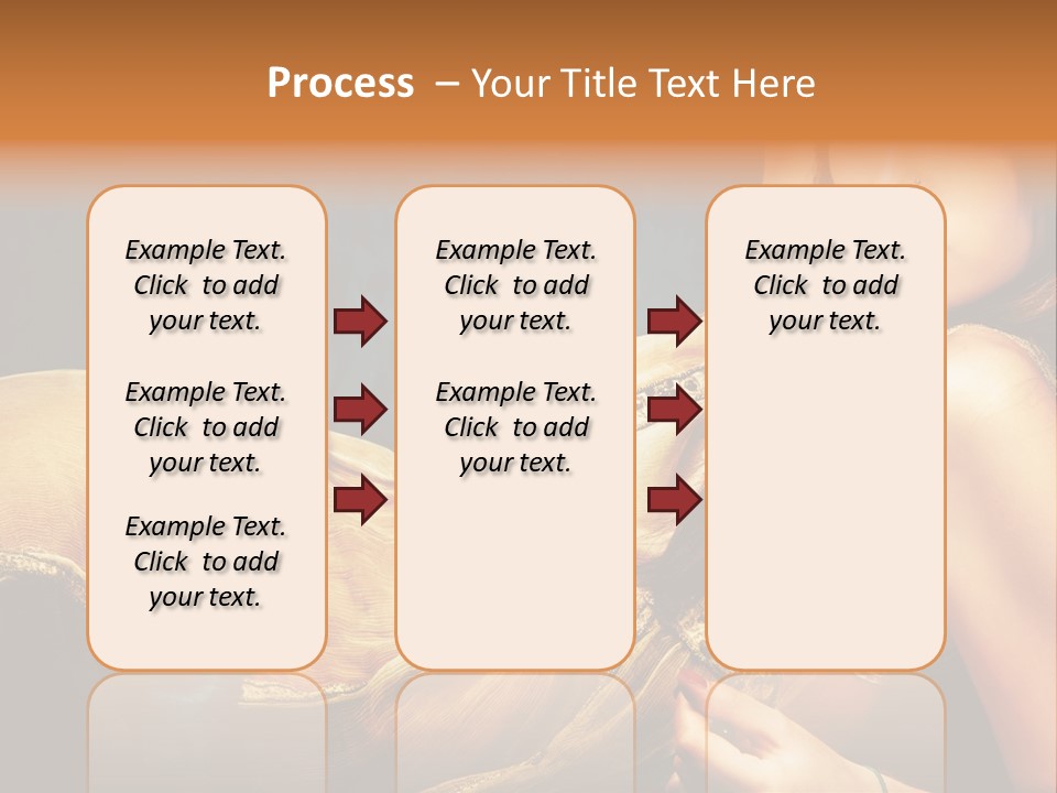 Lie Brunette Blue PowerPoint Template