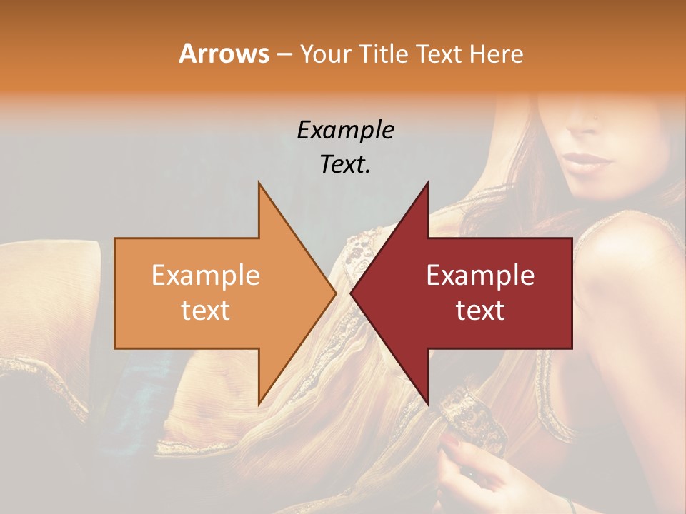 Lie Brunette Blue PowerPoint Template